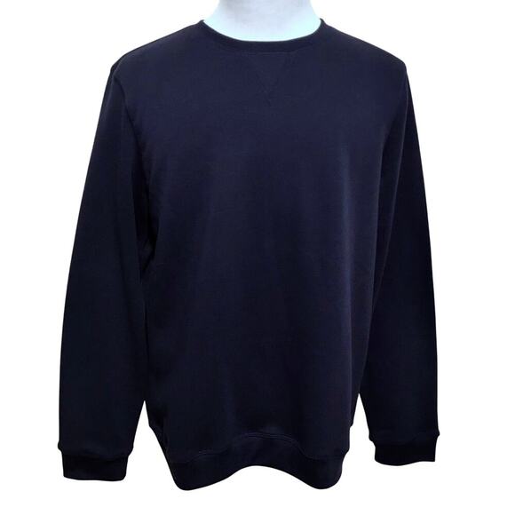 Ideology NWT Navy Pullover Sweatshirt Men L - Picture 1 of 9